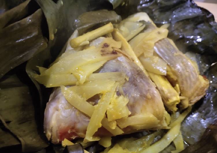 Resep: Pepes mangga ikan nila merah lezat