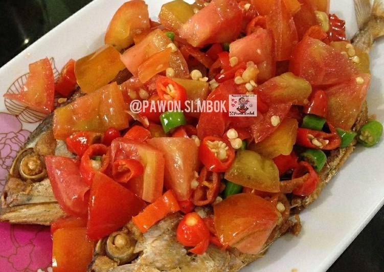 Cara Mudah memasak Ikan peda sambel tomat hasil panen "pawon si mbok" enak