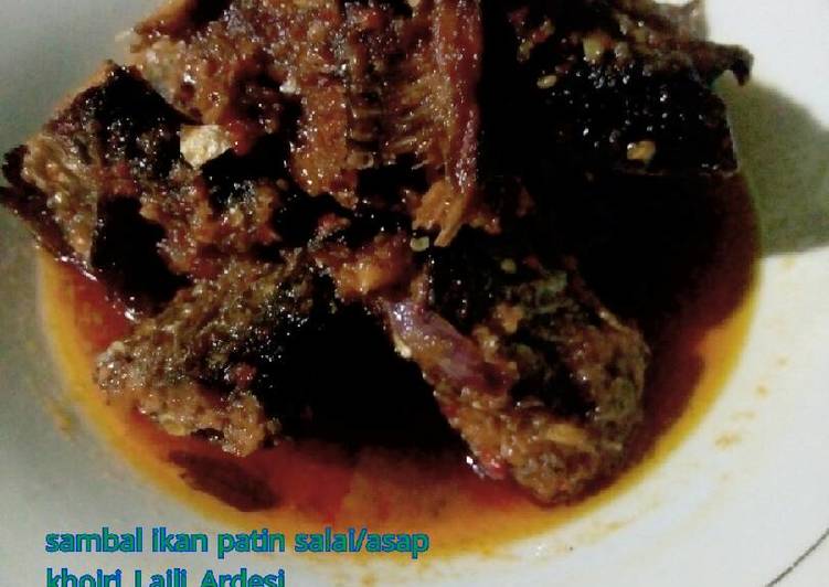 Resep memasak Sambal ikan salai /ikan asap 🌾 ala resto