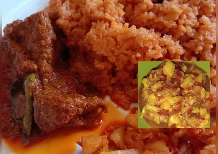 Resep: Nasi Minyak dan Sambal Nanas lezat