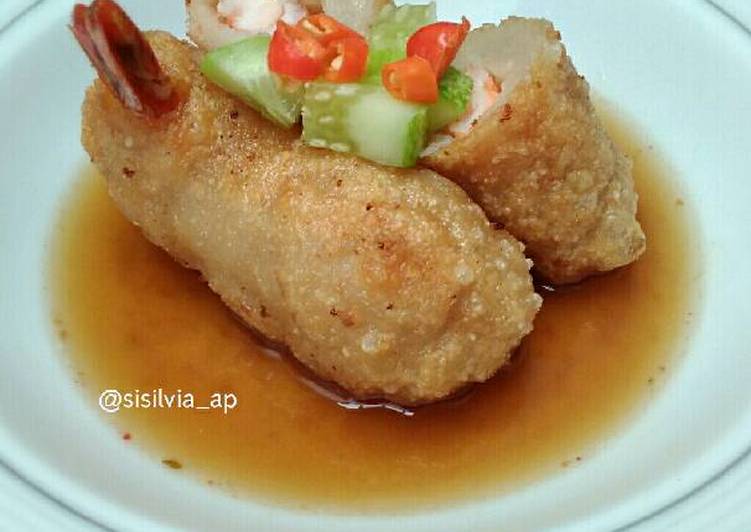 Resep: Pempek tempura udang 🍤 istimewa