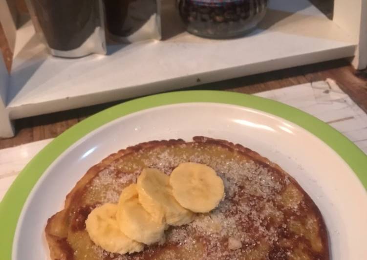 Pancake pisang/lempeng banjar