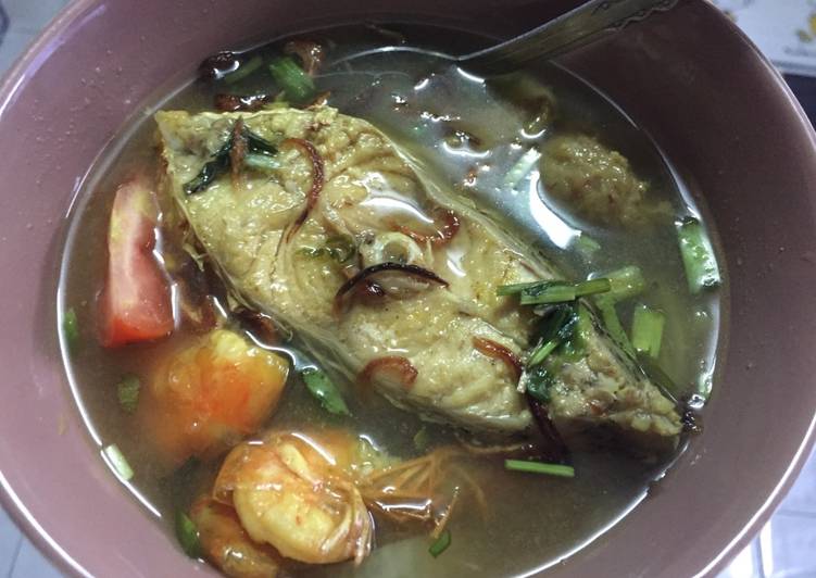 Cara Mudah memasak Sup ikan kakap batam lezat
