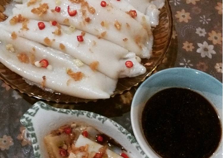 Cara mengolah Chi Cong Fan / Chee Cheong Fun / Rice Noodles Roll yang menggugah selera