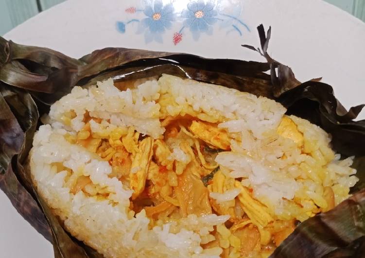 Cara memasak Nasi Bakar Ayam Jamur ala resto