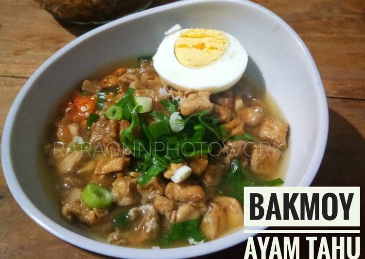 Resep: Nasi Bakmoy Ayam Tahu yang bikin ketagihan