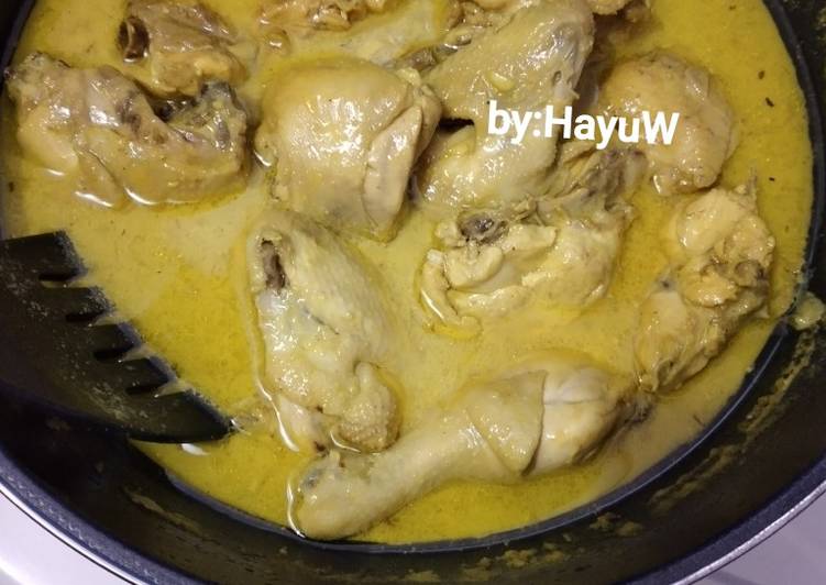Cara Mudah memasak Opor Ayam kuning enak