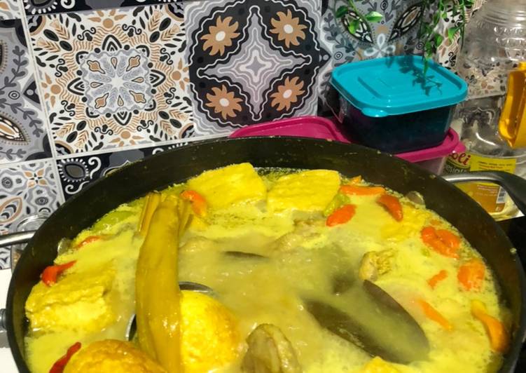 Resep: Opor Ayam Tahu Telur komplit 💛 lezat