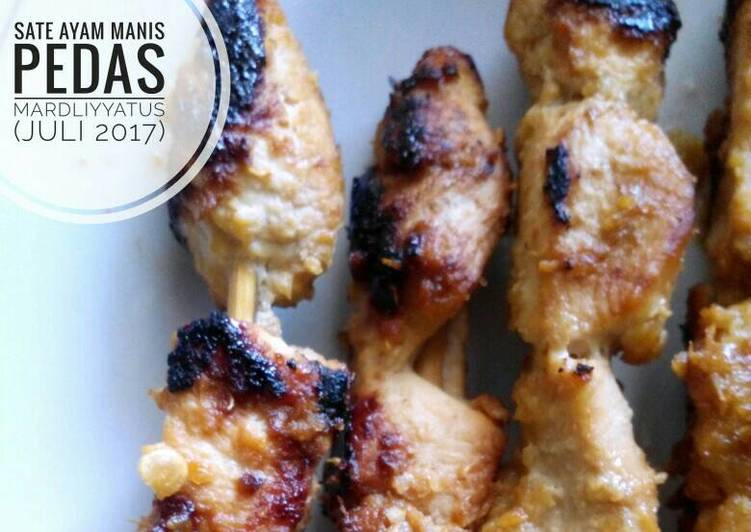 Cara membuat Sate Ayam Manis Pedas yang menggugah selera