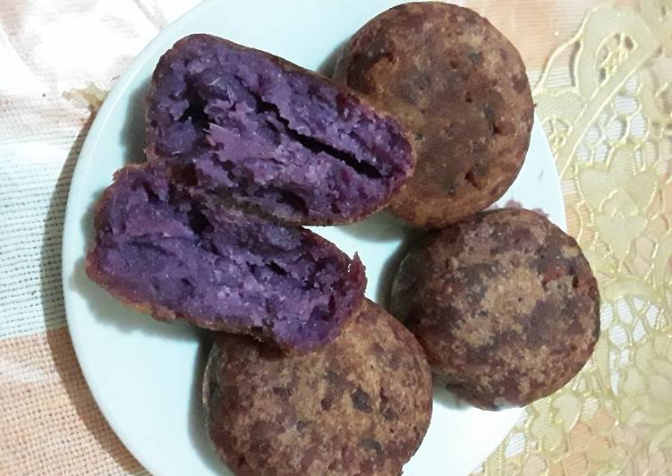 Cara membuat Timus ubi ungu sedap lezat