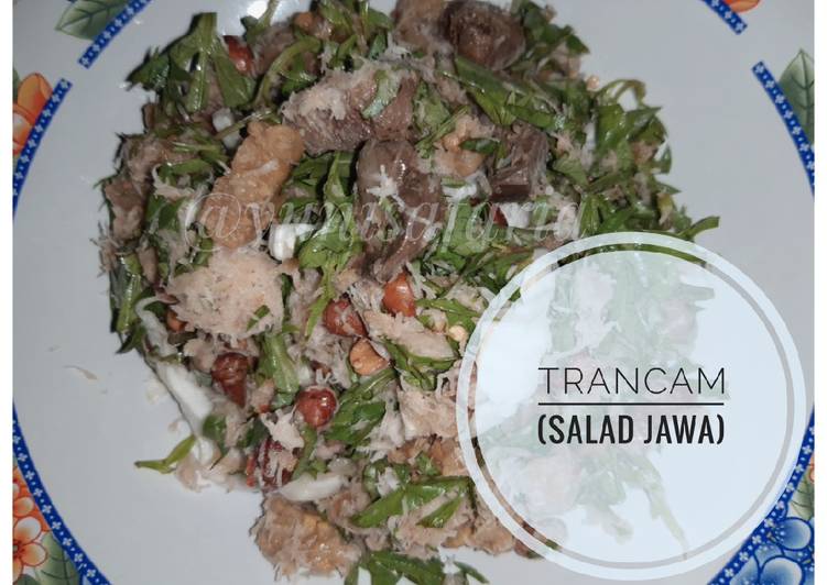 Cara Mudah mengolah Trancam (salad jawa) yang bikin ketagihan