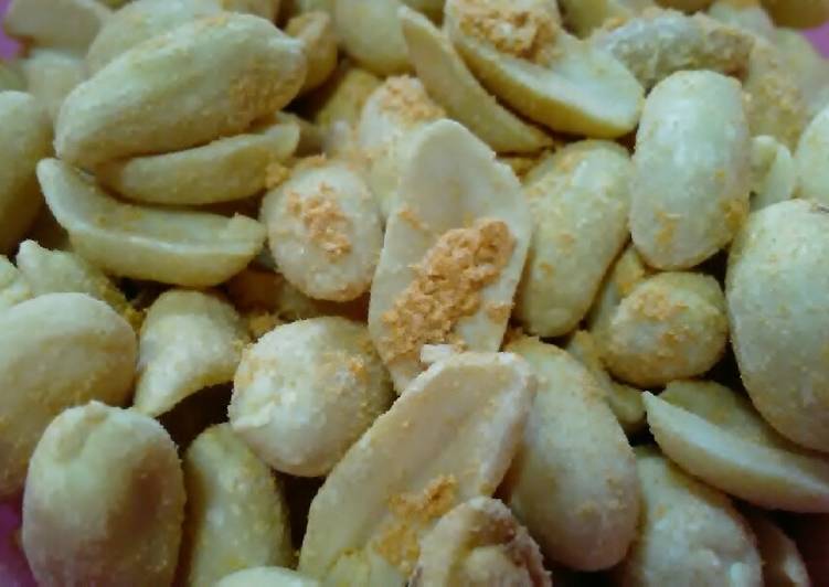 Resep: Kacang Oven rasa Keju lezat