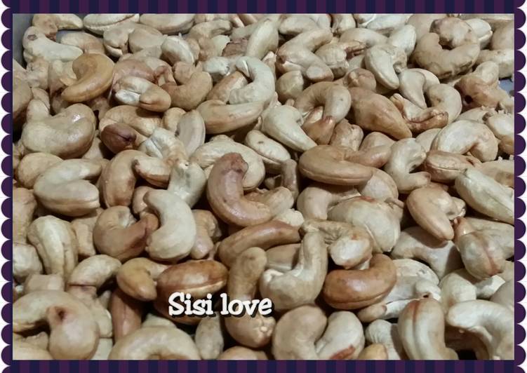 Resep: Oven kacang mente/oven cashew nuts 