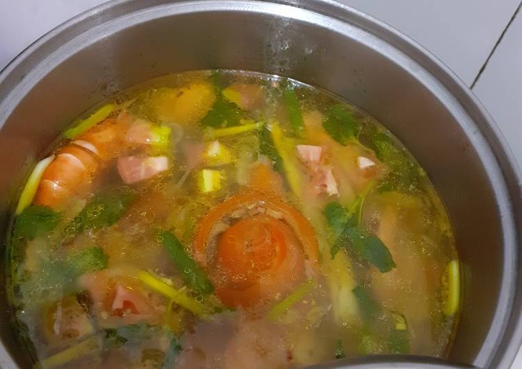Resep: Sup udang rimpangan anak ala resto