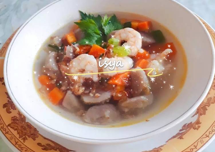 Resep: Sup bakso udang yang bikin ketagihan