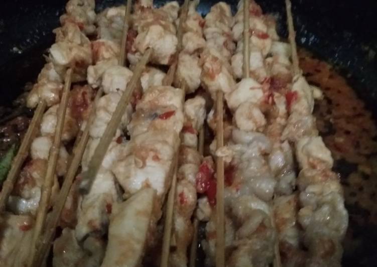 Resep mengolah Sate Srepeh/Serepeh Ayam khas Rembang 