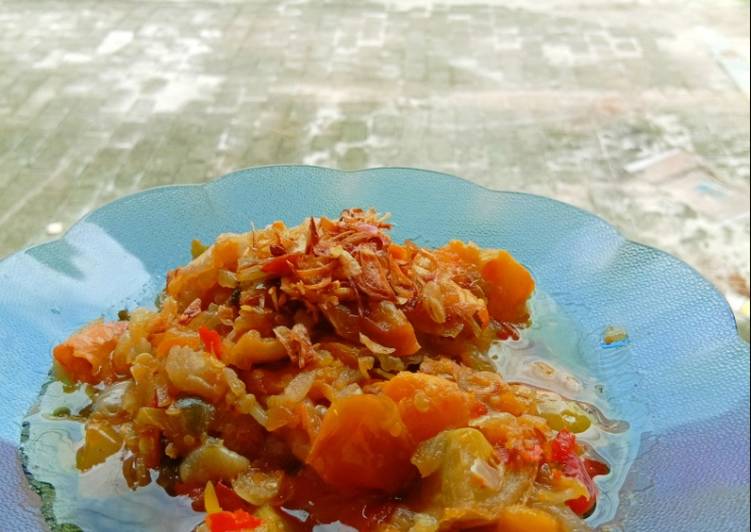 Resep: Sambal goreng bawang bombay buah Rembang istimewa