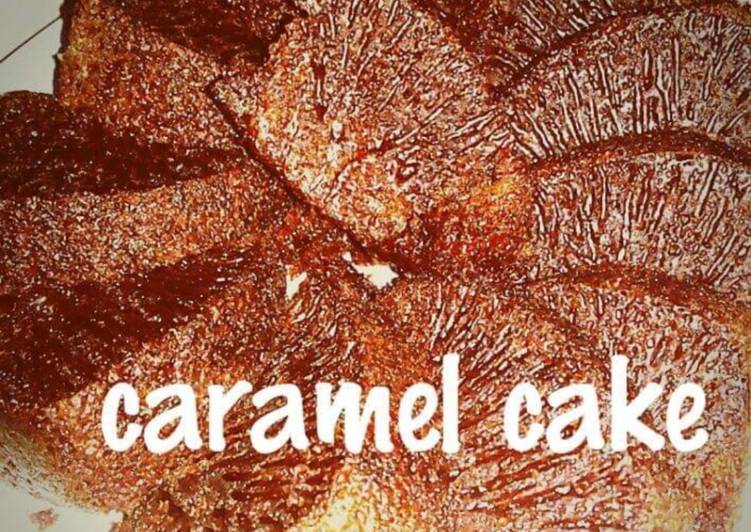 Caramel cake/ kue sarang semut
