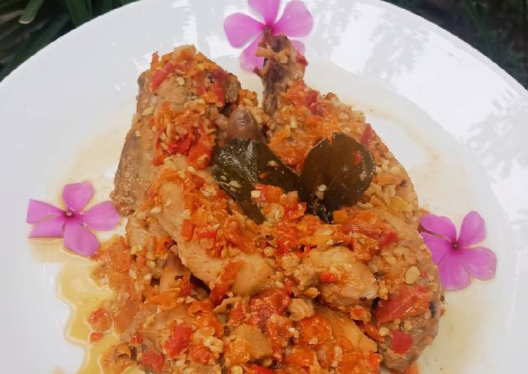 Resep mengolah Banyuwangi Hot Chicken alias Ayam Pedas Banyuwangi 