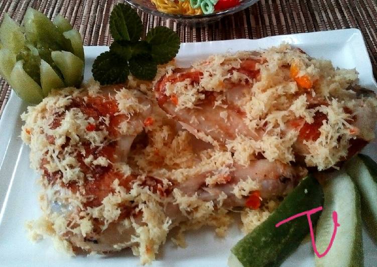 Cara mengolah Pecel Pitik/Ayam khas Banyuwangi 