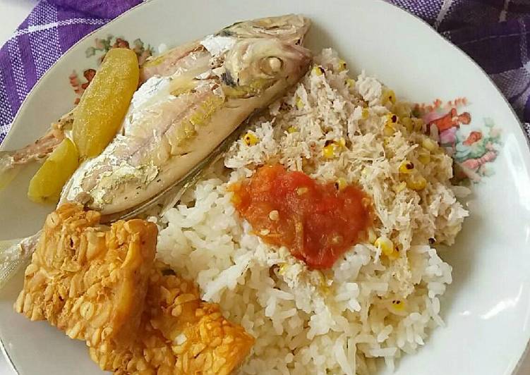 Resep: Sego Cawuk Banyuwangi - Sarapan keluarga #day 1 lezat