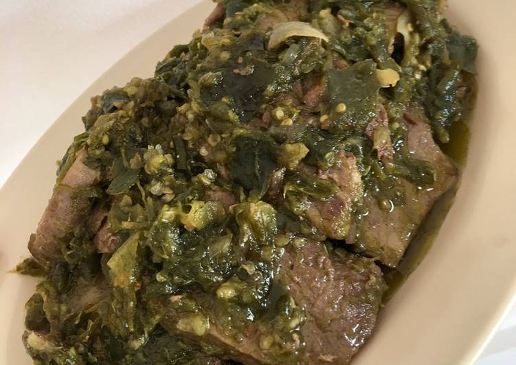 Resep: Daging sapi sambel hijau enak