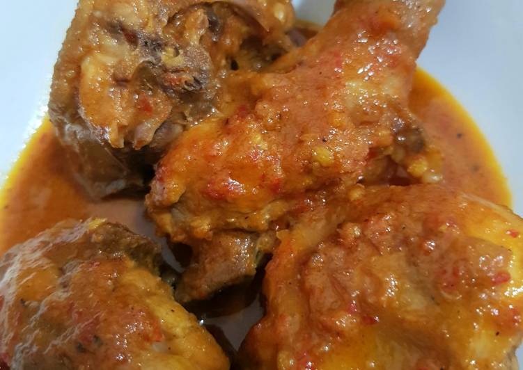 Resep memasak Ayam bumbu rujak Surabaya 