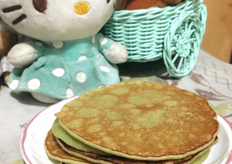 Resep: Pancake Green tea 