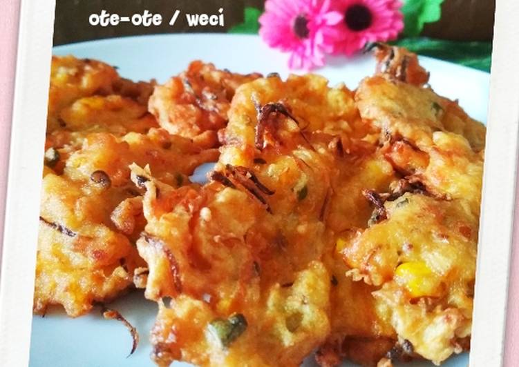 Resep: Weci / Bakwan sayur (ote-ote) 