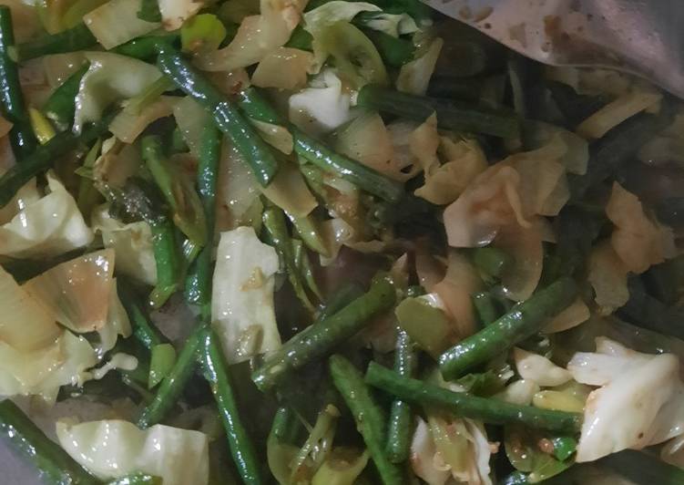 Cara Mudah memasak Oseng Kacang Panjang Bombay 🧅 Non MSG dan Gula. Menu Sehat istimewa