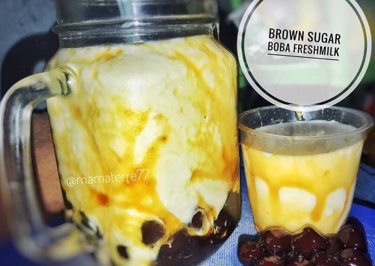 Resep: Brown sugar boba freshmilk (xing fu tang) 
