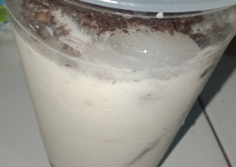 Oreo milk isian boba