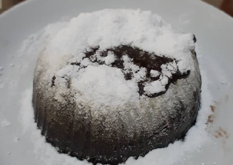 Resep membuat Molten choco lava cake 