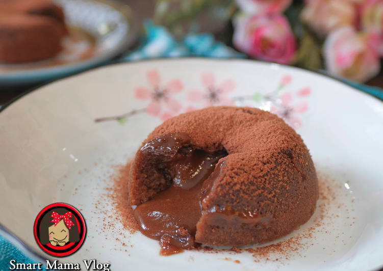 Cara Mudah mengolah Milo Lava Cake Kukus/molten cake milo lezat