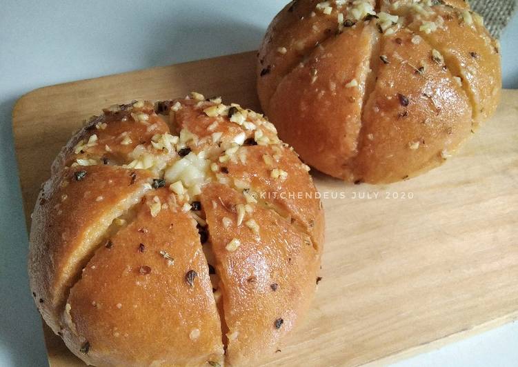 Cara Mudah mengolah Korean Garlic Cheese Bread/ Garlic Bread ala Korea 