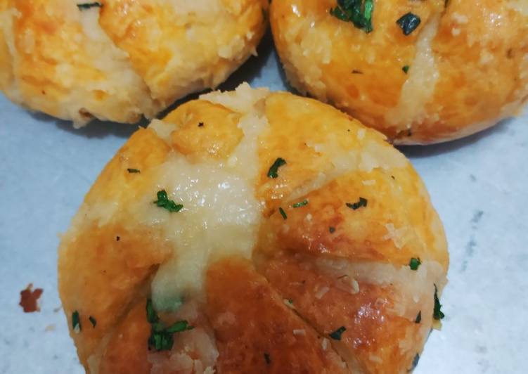 Cara Mudah memasak Korean garlic cheese bread 