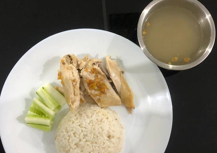 Resep: Hainam chicken rice enak