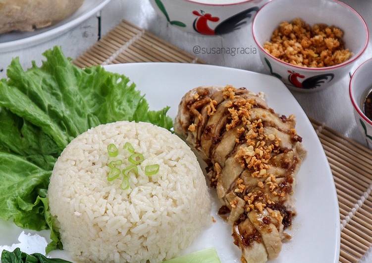 Cara Mudah membuat Hainan Chicken Rice ala Singapore istimewa