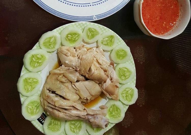 Resep: Hainanese Chicken Rice + sambal 