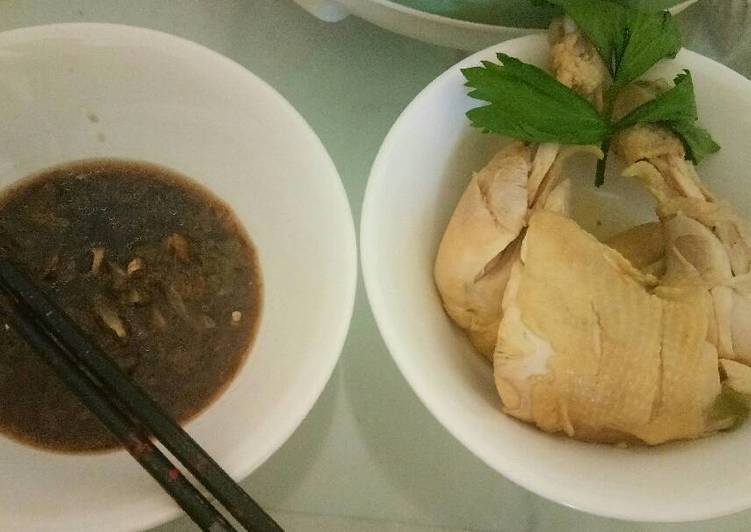 Resep: Hainan chiken rice ala2 singapore istimewa