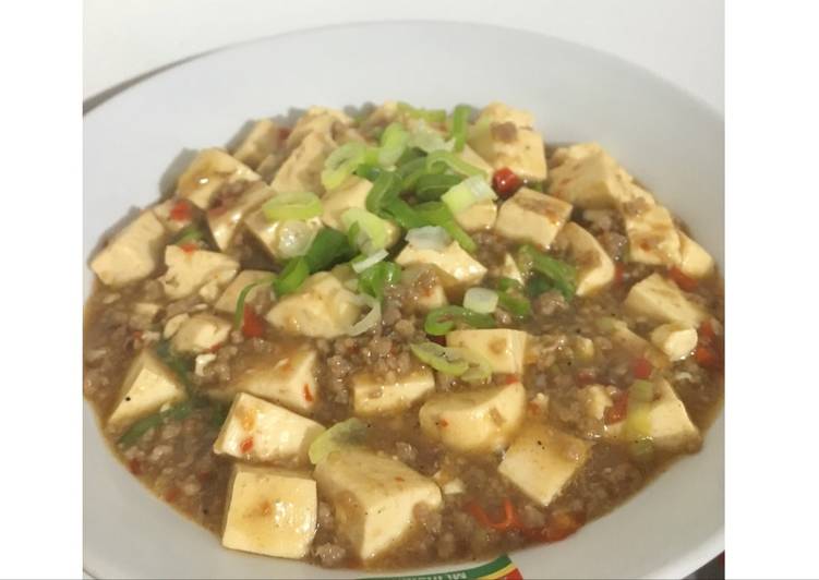 Cara memasak Mapo Tofu (no chilli oil) 