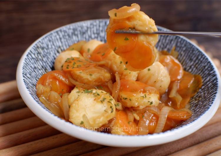 Cara membuat Tumis sapo tahu wortel simpel #homemadebylita 