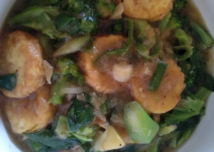 Resep memasak Sapo Tahu brokoli cuciwis 