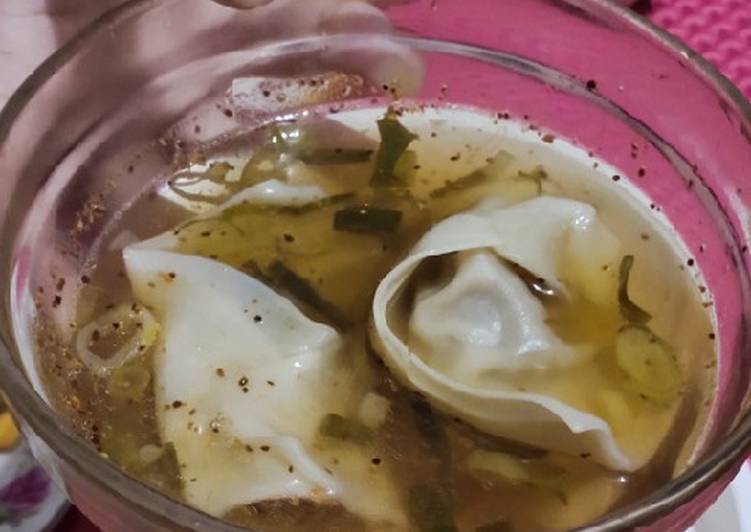 Resep: Sup Pangsit Sederhana a.k.a Simple Wonton/dumpling soup 