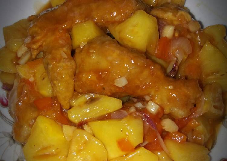 Cara memasak Ayam Kuluyuk / Ayam Asam pedas manis lezat