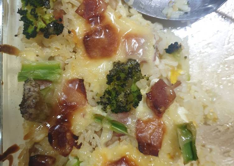 Baked butter rice