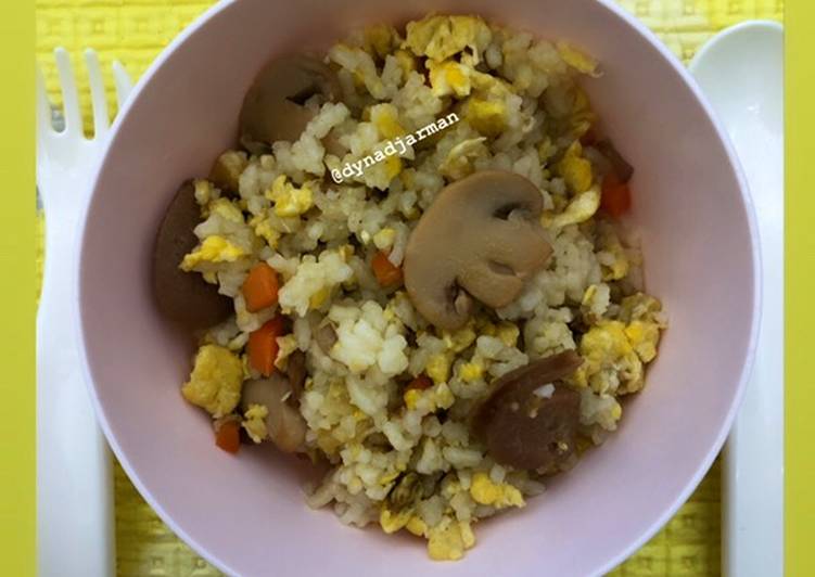 Resep mengolah Butter rice with mushroom dan sosis 