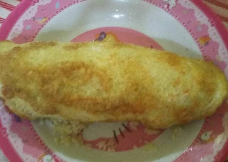 Resep: Butter rice rolls rolled egg 