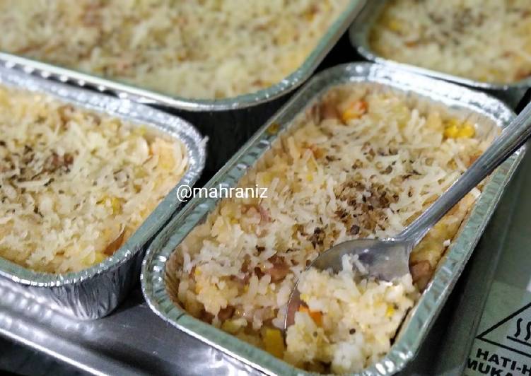 Resep: Baked Rice (Nasi Panggang) lezat