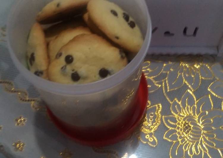 Cara memasak Cookies chocochips pakai otang 
